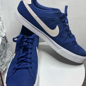 Nike Royal Blue and White Sneakers